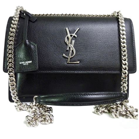 yves saint laurent black handbag